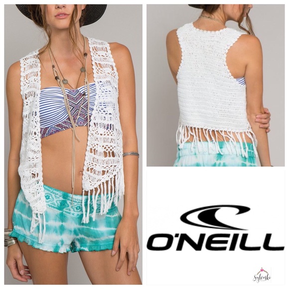 🆕 O'neill Winona Macrame Vest - Picture 3 of 8